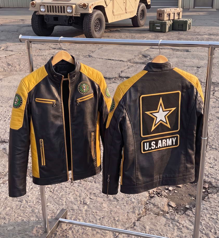 Handmade Military Leather Jackets