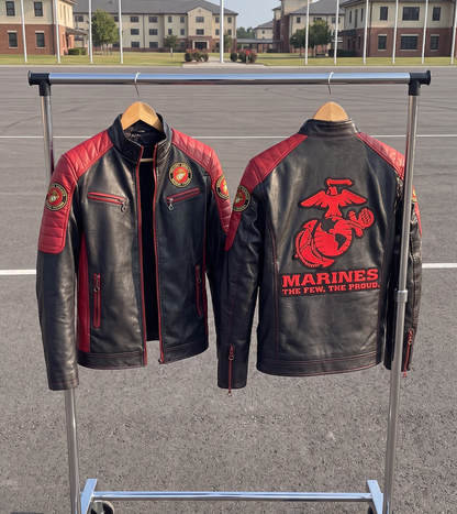 Handmade Military Leather Jackets